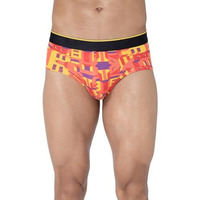 Bummer Men's Multicolor Printed Micro Modal Briefs Underwear | Ultra Soft & Breathable | Pack Of 1