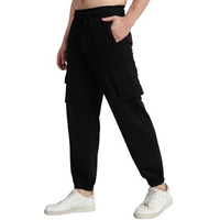 Q - Rious Men Cargo || Men Cargo Pants || Men Cargo Pants Cotton || Cargos For Men, Black, 32