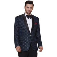Favoroski Wedding Sequence Blazer Suit For Men | Festive Blazers For Men | Embroidered Velvet Blazer | Relaxed Fit Blazer For Men Wedding Party | Ethnic Wear Green Wedding Suit Blazer For Men