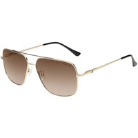 Tommy Hilfiger|Gold Full Frame Square Sunglasses|100% Uv Protected (Uv 400) Brown Gradient Faded Lens|Men's|Large|Th Orlando C4 60 S