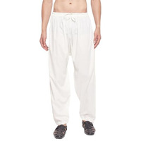 Vastramay Men's Cream Cotton Patiala Salwar_Vasmpty002Cr_36