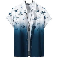 Nosequeen Shirt For Man | Casual Shirts For Men | Shirt Men | Shirts For Men Stylish | Mens Casual Shirt | Beach Outfits For Men | Printed Shirts For Men Stylish (In, Alpha, L, A.Blue)