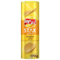 Lays Stax Original Potato Crisps Give You The Full Flavor And Crispy Crunch That Adds Great Taste To Your Busy Day 170G (U.S.A)