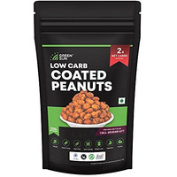 Green Sun Low Carb Coated Peanuts | Pack Of 1 | Healthy | Masala | Party Snacks | Crispy | Keto Friendly | Tasty Savoury Snack | Low Calorie