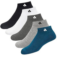 Sjeware Unisex Cotton Men And Women Solid Ankle Length Socks (Pack Of 5) Sjw-2013, Assorted