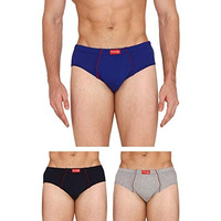 Vip Frenchie Plus Mens Cotton Brief Pack Of 3 (Assorted 90 Cm)