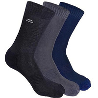 Heelium Bamboo Socks For Men|Crew Length Socks|Formal & Office Wear|Odour Free & Breathable|3X Softer Than Cotton Socks, Multicolor