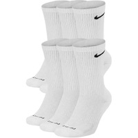 Maxcom Men Everyday Plus Cotton Cushioned Crew Calf Length Socks (3 Pair) White, Black (In, Alpha, L, White)