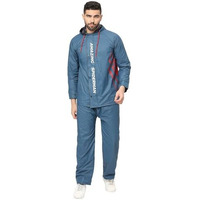 Citizen Polyester Spiderman Reversible Casual Style Raincoat For Men With Waterproof Pant, Inbuilt Hood & Carry Bag Durable & Lightweight Rainsuit Blue, Xl, X-Large