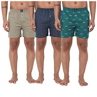 Urban Scottish Men's Cotton Boxers (Pack Of 3) (Usbx2107-Xl_Multi5_Xl)