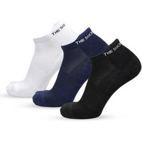 The Sock Street Bamboo Socks For Men | Ankle Length Low Cut Premium Material | Odour-Free, Breathable & Durable | Padded Base & Anti-Bacterial | 3X Softer Than Cotton Socks | Pack Of 3 | Multi