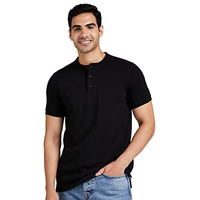 Amazon Brand - Symbol Men's Solid Regular Polo Shirt (Aw19Mcpo_Jet Black Xl)