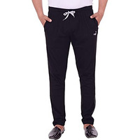 Vego Men's Regular Fit Cotton Trackpants (Vego-111-Black-4Xl_Black_4Xl) | Rise Style: High Rise
