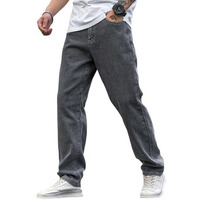 Kotty Men's Solid Regular Fit Mid Distressed Fashionable Trendy Denim Jeans(Grey,30)