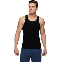 Xyxx Men's Super Combed Cotton Round Neck Ribbed Vest - High Moisture Absorbing Innerwear For Men With Anti-Microbial Silver Finish