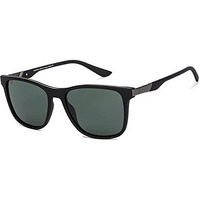 Vincent Chase By Lenskart | Matte Black-Green Square Sunglasses | Polarized & Uv Protected | For Men & Women | Large | Vc S13820