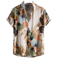 Dhruvi Trendz Mens Rayon Men's Casual Shirt Regular Fit Western (Dt-Ms-6063_Off White_L)
