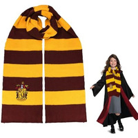 Patpat Knit Neck Scarf Magic College Styles Striped Winter Neckerchief Movie Character Cosplay Costume Accessories