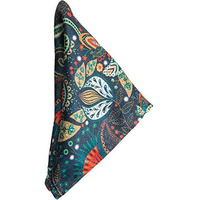 To The Nines Velvet Men's Casual Style Green Satin Premium Pocket Square, Free Size