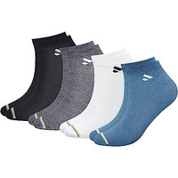 Sjeware Men And Women Solid Ankle Length Socks (Pack Of 4)
