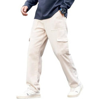 Tagas Men Relaxed Fit Denim Jeans | Denim Cargo | Multi Pocket Pant For Men's | Men Loose Fit Jeans | Mdj-19