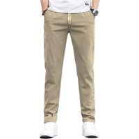 Jvx Men Trouser || Man Trouser Pants || Casual Pant || Cotton Pant For Men (Trouser-02) (In, Numeric, 34, Khakhi)