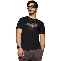 Bewakoof Men Regular Fit T-Shirt 541496 Black L