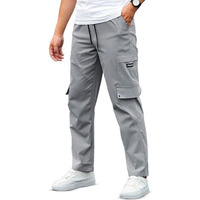 Truies Men Cargo || Men Cargo Pants || Men Cargo Pants Cotton || Cargos For Men (Cargo 06) Light Gray