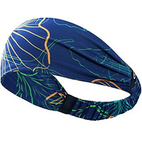 Coreteq Printed Multifunction Sports Sweatband Headband Microfiber Men And Women (Moderna)