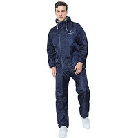 Fabseasons Men's Solid Raincoat (Rc501Blue-Apex-4Xl_Blue_4Xl)