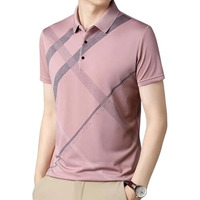 Lymio Men T-Shirt || T-Shirt For Men || Polo T Shirt || T-Shirt (Polo-22-25) (Xl, Pink)