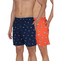 Xyxx Men's Super Combed Cotton Renew Boxers - High Moisture Absorbing Boxers For Men With Anti-Bacterial Silver Finish Pack Of 2 (Xl; Shoes + Yoga)