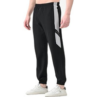Rynogear Men's Regular Fit Track Pant For Sports, Yoga & Running || Track Pants For Men Black