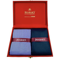 Jhabak's Checkered Shirt And Trouser Fabric 20 - Polycotton Material - 2.25M Shirt Cloth - 1.20M Pant Piece For Men (Very Small Blue And White Checks)