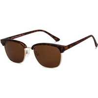 Vincent Chase Eyewear By Lenskart | Gold Brown Full Rim Rectangular | Havana | Polarized And 100% Uv Protected | Men & Women | Small | Vc S14475