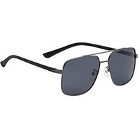 Royal Son Retro Square Latest Black Sunglasses For Men Women (Polarized Unisex Aviator Goggles)