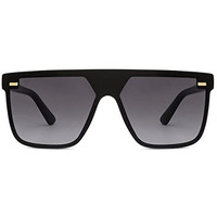 Vincent Chase Eyewear 100% Uv Protected | Black-Grey Full Rim Square | Stylish & Premium Sunglasses | For Men & Women | Large | Vc S14088