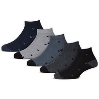 Rc. Royal Class Men's Ankle Length Cotton Multicolored Socks (Pack Of 5 Pairs)