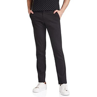 Amazon Brand - Symbol Men's Slim Casual Trousers (Aw19Trs-Ess-4_Black_32)