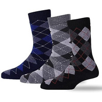 Rc. Royal Class Thick & Soft Cushioned Towel Calf Length Woolen Thermal Socks For Men, Warm Winter Wear Socks, Pack Of 3 Pairs, Free Size, Multicolored