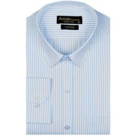 Accox Men's Breathable Cotton Full Sleeves Regular Fit Striped Formal Shirt For Men (S_Gcr61_42) Multicolour