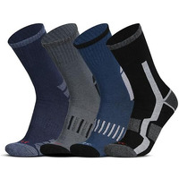 Rc. Royal Class Heavy Duty Thermal Socks For Men Cushioned Towel Warm Winter Woolen Socks, Calf Length Hi-Performance Sports Terry Thick Socks, Pack Of 4 Pairs, Free Size,Multicolor