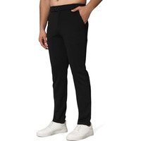 Vogaan Luxury Stretchable Casual Pants For Men | Stylish Slim Fit Men's Wear Trousers For Office | Mens Fashion | Modern Mens Trouser (Black_32)