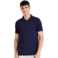 Amazon Brand - Symbol Men's Solid Regular Fit Half Sleeve Polo(Aw17Mpcp4_Peacot Blue_2Xl)