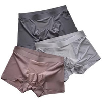Dhruva Sales Ultra Soft Light-Weight Ice Silk Comfortable Lycra Underwear Briefs For Men And Boys| Breathable | Anti-Bacterial (Multi-Colored)(Pack Of 2) (L) Multicolour