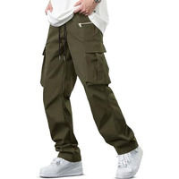 Truies Men Cargo || Men Cargo Pants || Men Cargo Pants Cotton || Cargos For Men (Cargo 05) Green