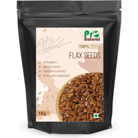 Pronatural Raw Flax Seeds 1Kg - Fibre Rich Alsi Seeds For Weight Management