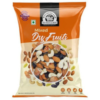 Wonderland Foods 200G Mix Dry Fruits (Panchmewa) Pouch | Almonds, Cashews, Green Raisins, Black Raisins, Dry Dates | Healthy & Nutritious | Rich In Iron, Fibre & Vitamins