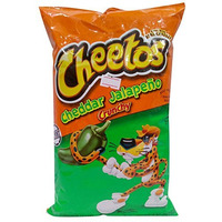 Cheetos Cheese Snacks - Cheddar Jalapeno, 226.8G Pouch