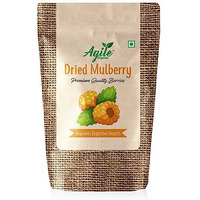 Agile Organic Naturally Dried Mulberries 100G | Naturally Sweet Dried Mulberry | 100 Grams Trial Pack